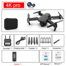 Load image into Gallery viewer, SHAREFUNBAY E88 pro drone 4k HD dual camera visual positioning
