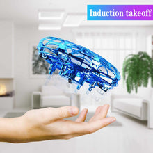 Load image into Gallery viewer, Mini Helicopter UFO RC Drone Infraed Hand Sensing Aircraft Electronic
