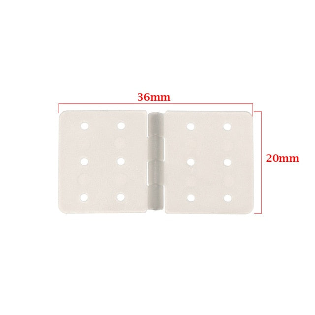 10pcs Nylon Pinned Hinge With Removable Split Pins RC Airplane