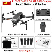 Load image into Gallery viewer, L109 PRO GPS Drone With 2-axis Gimbal Anti-shake
