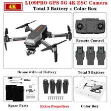 Load image into Gallery viewer, L109 PRO GPS Drone With 2-axis Gimbal Anti-shake
