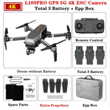 Load image into Gallery viewer, L109 PRO GPS Drone With 2-axis Gimbal Anti-shake
