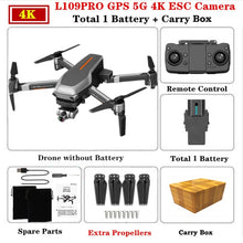 Load image into Gallery viewer, L109 PRO GPS Drone With 2-axis Gimbal Anti-shake
