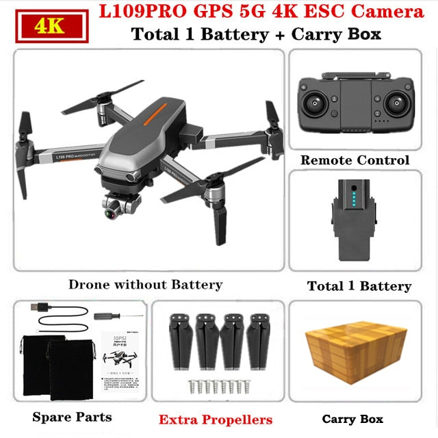 L109 PRO GPS Drone With 2-axis Gimbal Anti-shake