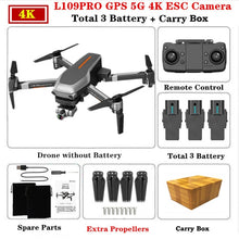 Load image into Gallery viewer, L109 PRO GPS Drone With 2-axis Gimbal Anti-shake
