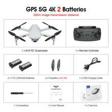 Load image into Gallery viewer, Eachine EX5 30mins Flight Time 4K GPS Brushless Motor Foldable
