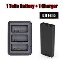 Load image into Gallery viewer, DJI Tello battery 1100 mAh 3.8 V + 3 in 1 Charger Hub
