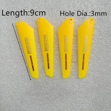 Load image into Gallery viewer, 4pcs AB 9CM spare blades r/c mini helicopter rotor CH002
