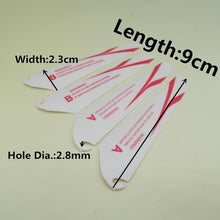 Load image into Gallery viewer, 4pcs AB 9CM spare blades r/c mini helicopter rotor CH002
