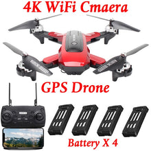 Load image into Gallery viewer, Lozenge HJ38 GPS Drone Follow Me WiFi Quadcopter Helicopter
