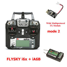 Load image into Gallery viewer, FLYSKY FS-i6X i6X 10CH Radio Transmitter Receiver Airplane Helicopter
