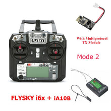 Load image into Gallery viewer, FLYSKY FS-i6X i6X 10CH Radio Transmitter Receiver Airplane Helicopter
