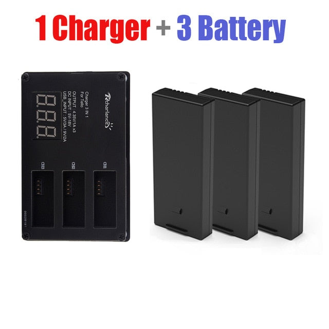 Original DJI Tello battery + Drone Tello Battery Charger dji hub